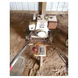 8 HP TECCUMESH ENGINE ON SNOW BLOWER FRAME