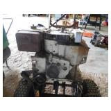 8 HP TECCUMESH ENGINE ON SNOW BLOWER FRAME