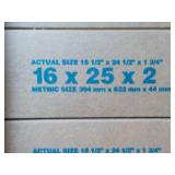 12 Grainer Air Handler 16 x 25 x 2"...