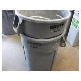 2 Brute Rubbermaid Containers with ...
