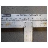 2- 48" Dry Wall T Square 1/8"...