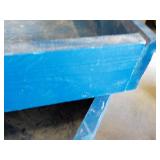 2 Wood Painted Boxes 13 x 17 x 4...