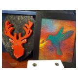 2 Birdhouses and Wood Décor...