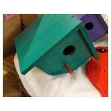 4 Bird Houses and a Cardinal...