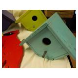4 Bird Houses and a Cardinal...