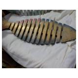 2 Wood Fish 27" Long...