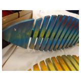 2 Wood Fish 27" Long...