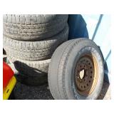 5 Tires and 1 Tire with Rim- fits C...