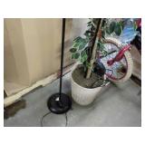2 Floor Lamps- one with an artifici...