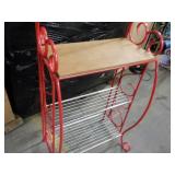 Red Bakers Rack 24" wide x 59" Tall...