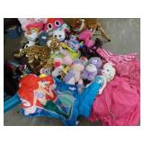 Lot of Stuffed Animals and costumes...