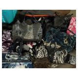 Laundry Basket with all Purses and ...