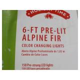 Holiday Time 6 ft Pre Lit Alpine Fi...