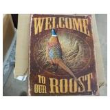 Welcome to our Roost Metal Sign 12 ...