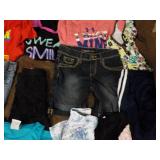 Lot of Girls Clothing and Shoes Siz...