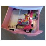 3 Drawer Plastic Cart with Contents...