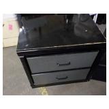 Night Stand and 3 Shelf Wood Unit...