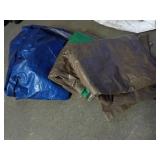 2 Large Canopy Tarps and 1 Large ta...
