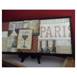 Paris Sign w/ Stand