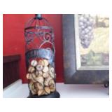 Wine Picture w/ Cork Holder