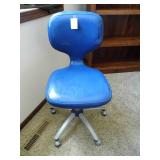 BlueVinyl Chair