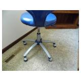 BlueVinyl Chair