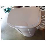 Clothes Basket - 2 Garbage Cans