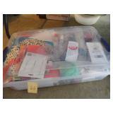 Craft Supplies w/ Tote