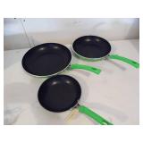 Lot of 3 Frying Pans