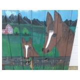 Vintage Painted Barn Door