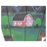 Vintage Painted Barn Door