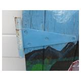 Vintage Painted Barn Door