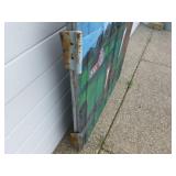 Vintage Painted Barn Door