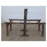 Antique Washtub Stand