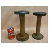 Antique Wooden Spools