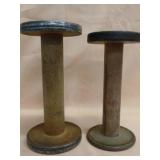 Antique Wooden Spools