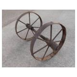 Antique Steel Wheels