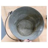 Vintage Galvanized Steel Pails