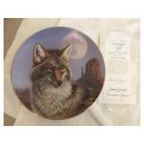 8 Hamilton Collection "Portraits of the Wild" Collector Plates