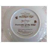 8 Hamilton Collection "Portraits of the Wild" Collector Plates