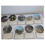 10 W.L. George Fine Chine "Last of Their Kind: The Endangered Species" Collector Plates