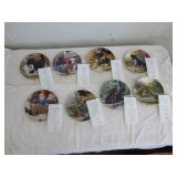 8 Hamilton Collection "Puppy Playtime" Plate Collection
