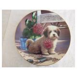 8 Hamilton Collection "Puppy Playtime" Plate Collection