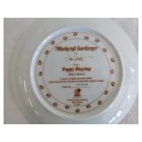 8 Hamilton Collection "Puppy Playtime" Plate Collection