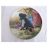 8 Hamilton Collection "Puppy Playtime" Plate Collection