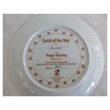 8 Hamilton Collection "Puppy Playtime" Plate Collection