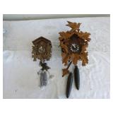 2 Cuckoo Clocks