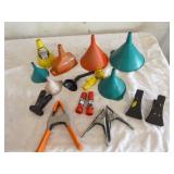 Funnels and Clamps