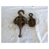 2 Vintage Pulleys