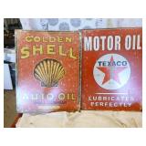 2 Oil Signs
